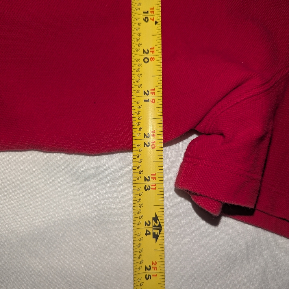 Karen Scott Women's XL Red Short Sleeve Polo Shirt - Picture 3 of 4